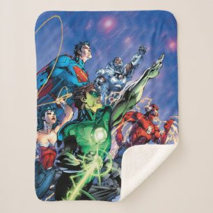 The New 52 Cover #1 3rd Print Sherpa Blanket