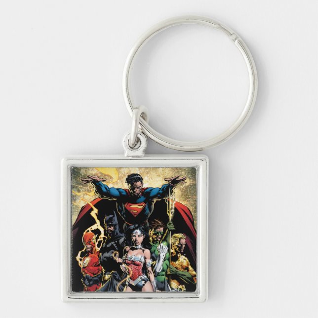 The New 52 Cover #1 Finch Variant Key Ring (Front)