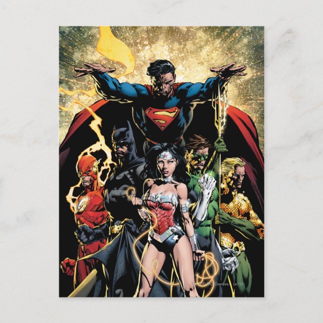 The New 52 Cover #1 Finch Variant Postcard (Front)