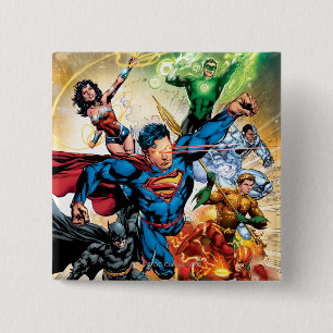 The New 52 Cover #2 15 Cm Square Badge