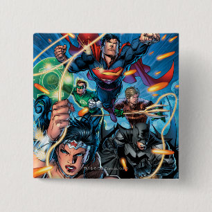 The New 52 Cover #4 15 Cm Square Badge