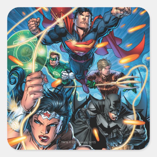 The New 52 Cover #4 Square Sticker (Front)