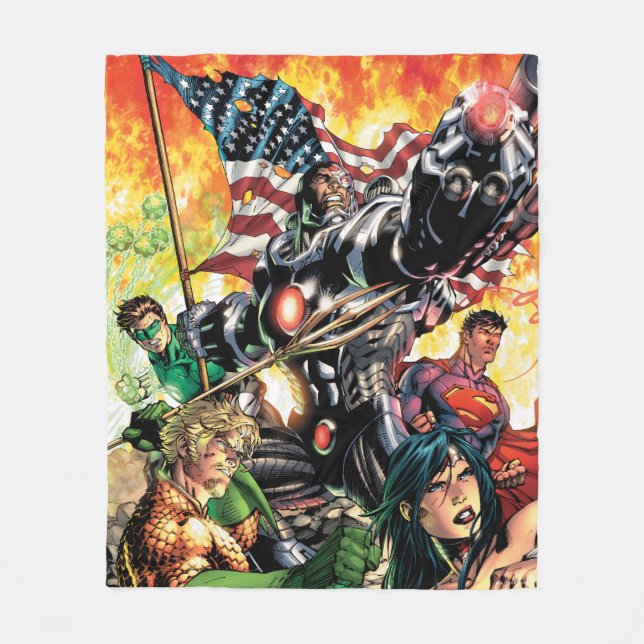 The New 52 Cover #5 Fleece Blanket (Front)