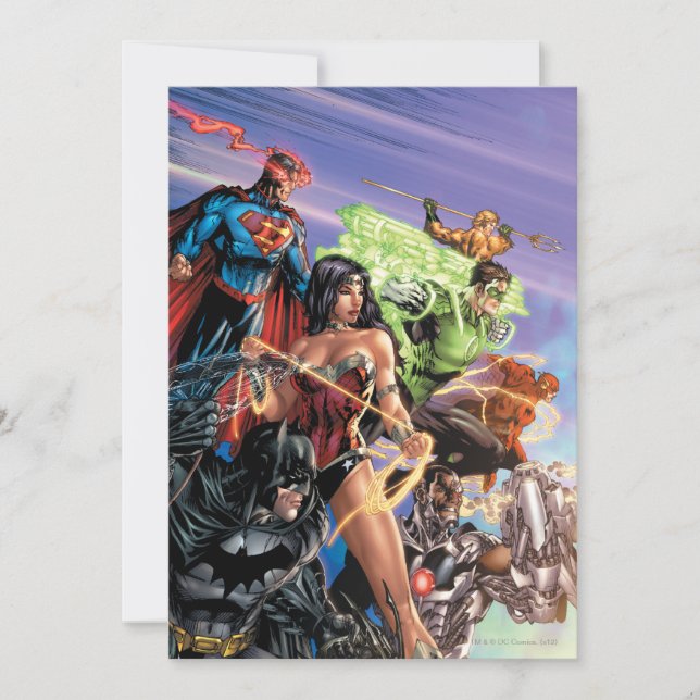 The New 52 Cover #5 Variant Invitation (Front)