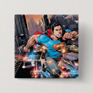 The New 52 - Superman #1 2 15 Cm Square Badge