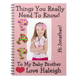 The New Big Sister - Notes to the Baby - SRF Notebook