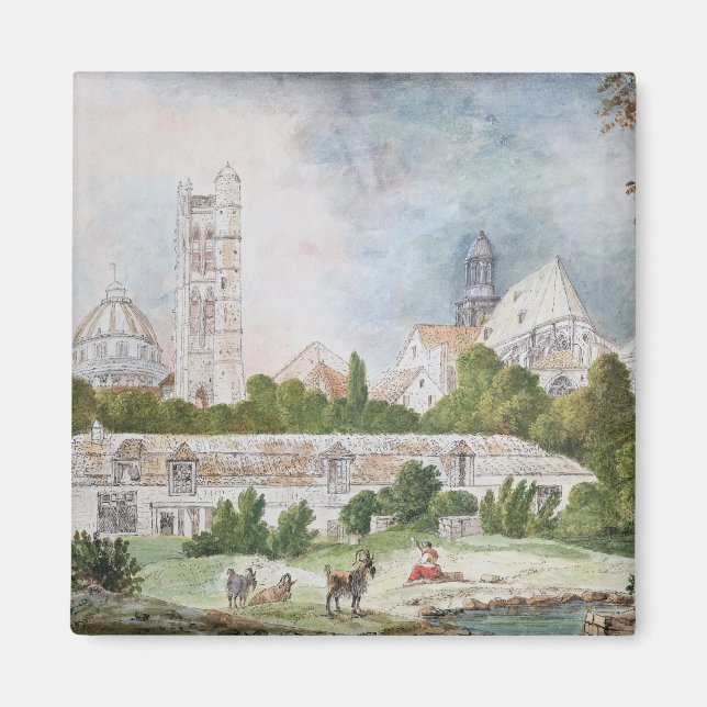 The New Church of Sainte-Genevieve Magnet (Front)