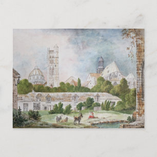 The New Church of Sainte-Genevieve Postcard