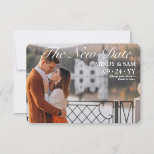 The New Date Photo Postponement Announcement