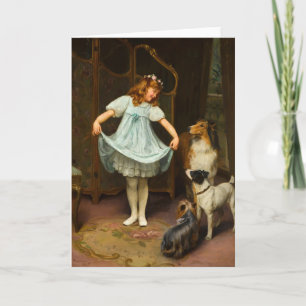 The New Dress   Arthur John Elsley Card