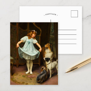 The New Dress   Arthur John Elsley Postcard