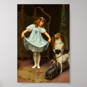 The New Dress Arthur John Elsley Poster