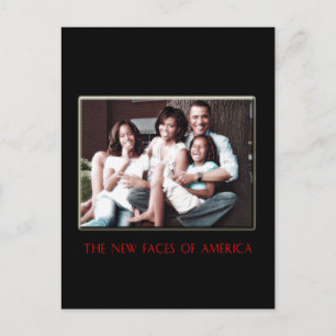 THE NEW FIRST FAMILY POSTCARD