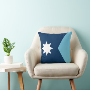 The new Flag of Minnesota State (2023 redesign) Cushion