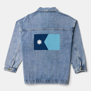 The new Flag of Minnesota State (2023 redesign) Denim Jacket