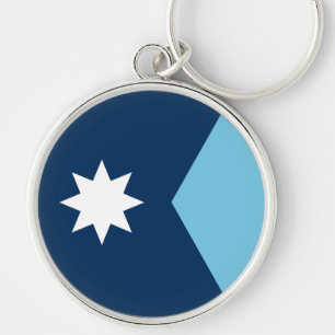 The new Flag of Minnesota State (2023 redesign) Key Ring