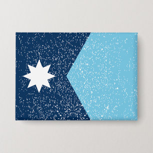 The new Flag of Minnesota State, vintage
