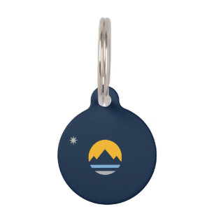 The New Flag of Reno, Nevada Pet Tag