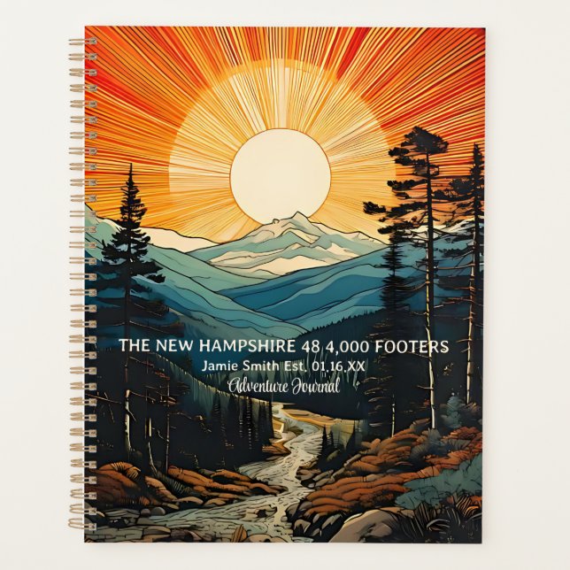 The New Hampshire 48 4,000 Footers, NH48 Mountains Planner (Front)