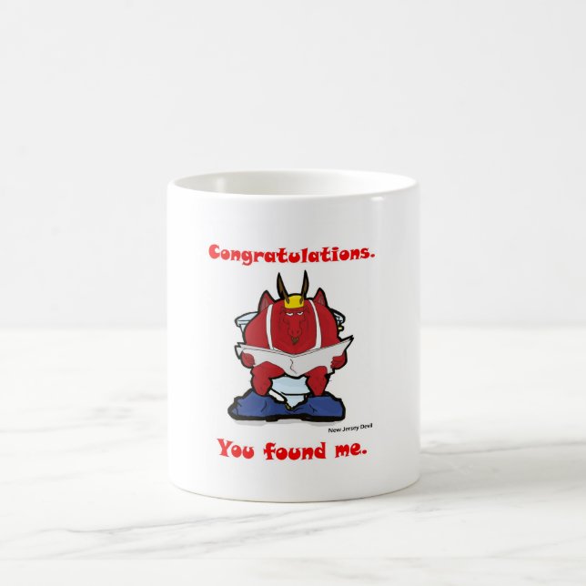 The New Jersey Devil Coffee Mug (Center)