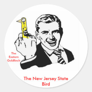 The New Jersey State Bird Classic Round Sticker