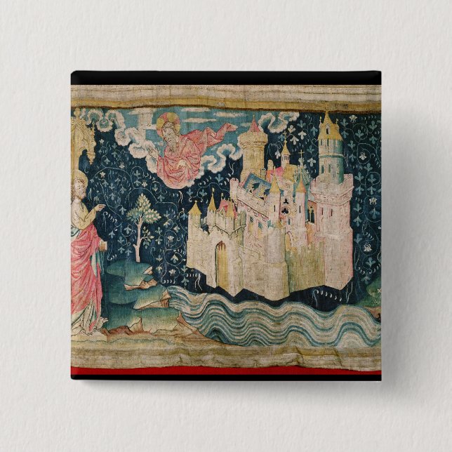 The New Jerusalem 15 Cm Square Badge (Front)