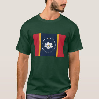 The New Magnolia Mississippi Flag T-Shirt