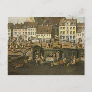 The New Market in Berlin with the Marienkirche Postcard
