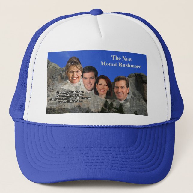 The New Mount Rushmore Trucker Hat (Front)
