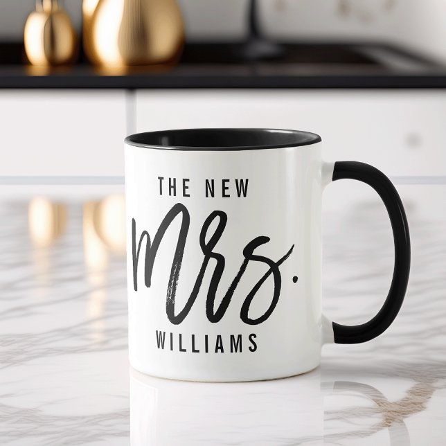 The New Mrs Personalised Bride Mug (Creator Uploaded)