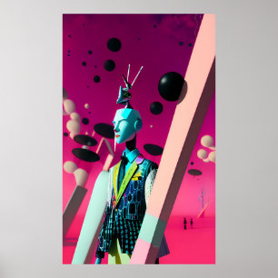 The New New Wave Wave Ken Gauge Surrealism Poster