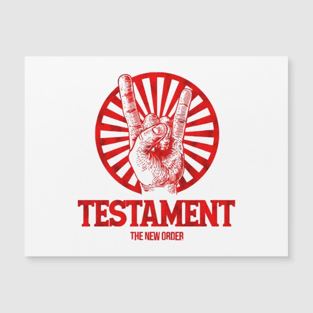 The New Order Testament  (Front)