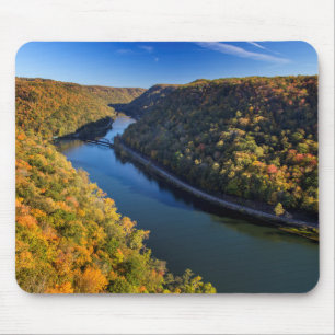 The New River Gorge At Hawks Nest State Park Mouse Pad