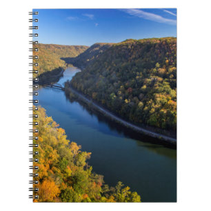 The New River Gorge At Hawks Nest State Park Notebook