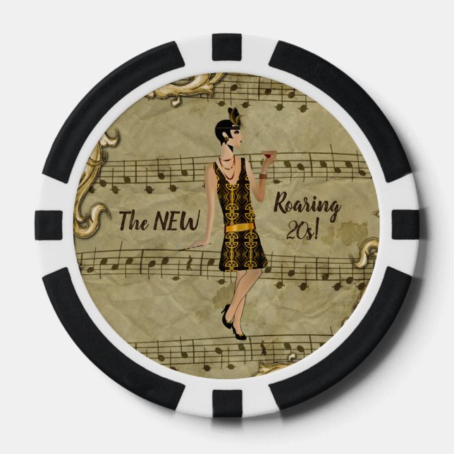 The NEW Roaring 20s! Poker Chips (Front)