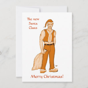 The new Santa Claus - Merry Christmas! Holiday Card