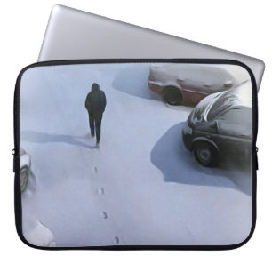 The new snow laptop sleeve