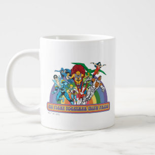 The New Teen Titans - We Fight Together With Pride Large Coffee Mug