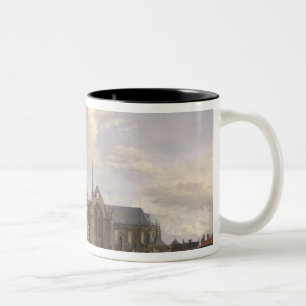 The New Town Hall, Amsterdam, 1668 Two-Tone Coffee Mug