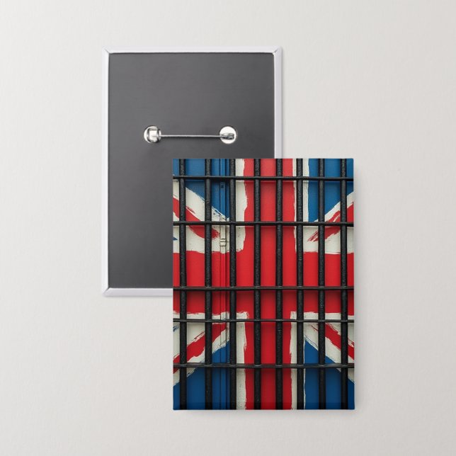 The New UK rectangle button (Front/Back)