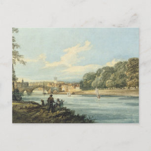 The New Walk, York, c.1798 (pencil and w/c on pape Postcard