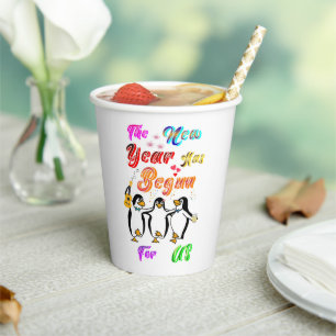 The New Year Has Begun For Us Paper Cups