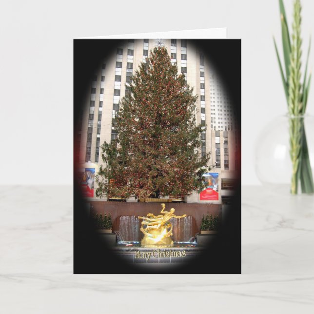 The New York Christmas Tree Card (Front)