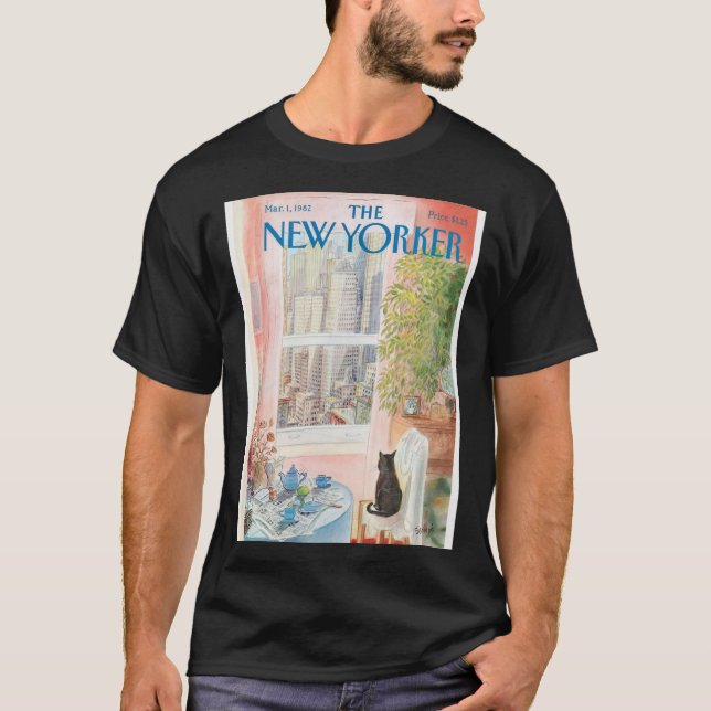 The New Yorker vintage Poster T-Shirt (Front)