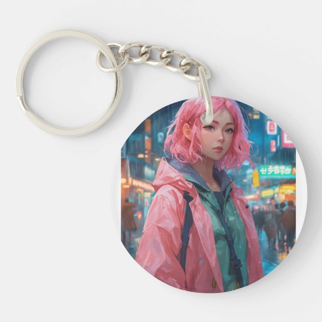 The Newest Arrival in Fashion!" Key Ring (Front)