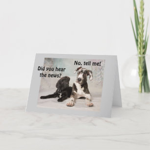 THE NEWS IS THAT IT'S YOUR SPECIAL DAY TODAY CARD