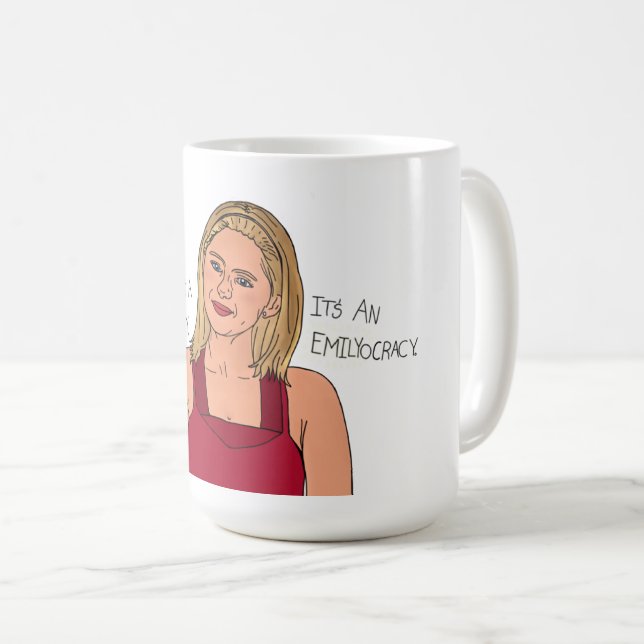 The Next Step 'It's an Emilyocracy' Coffee Mug (Front Right)
