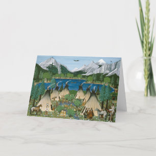 The Nez Perce ~ Wallowa Lake Card