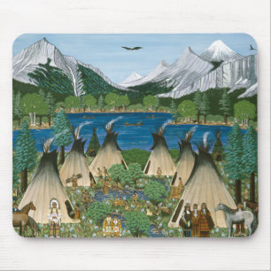 The Nez Perce ~ Wallowa Lake Mouse Pad