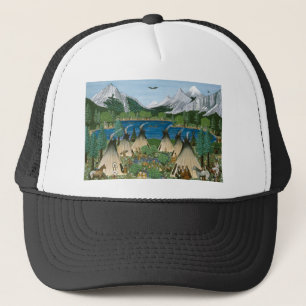 The Nez Perce ~ Wallowa Lake Trucker Hat